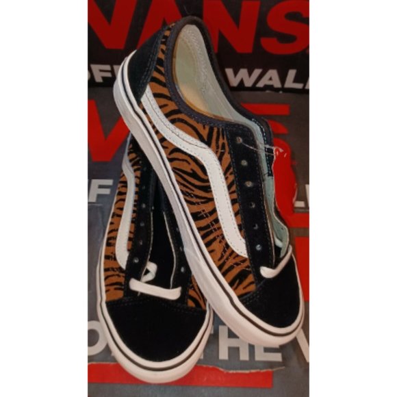 Vans Style 36 Decon Sf (Animal Stripes) Black Marshmallow Womens 5.5 VNOA5HYR9ZY - Picture 7 of 11